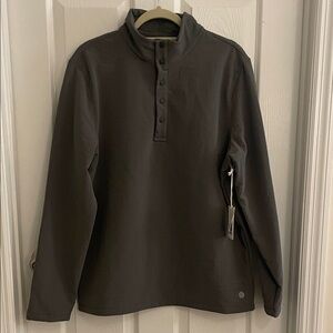 Men's Dark Gray Lightweight Shirt Jacket